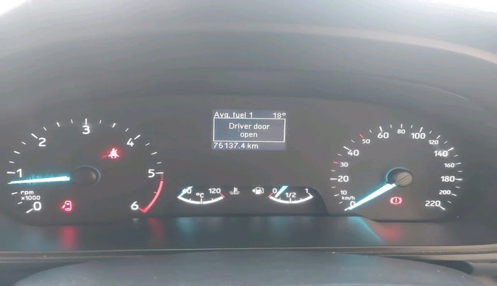 2018 Ford Ecosport TITANIUM 1.5L DIESEL, Diesel, Manual, 75,137 km, interior