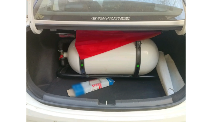 2022 Hyundai AURA S 1.2 CNG, Petrol, Manual, 41,888 km, exterior