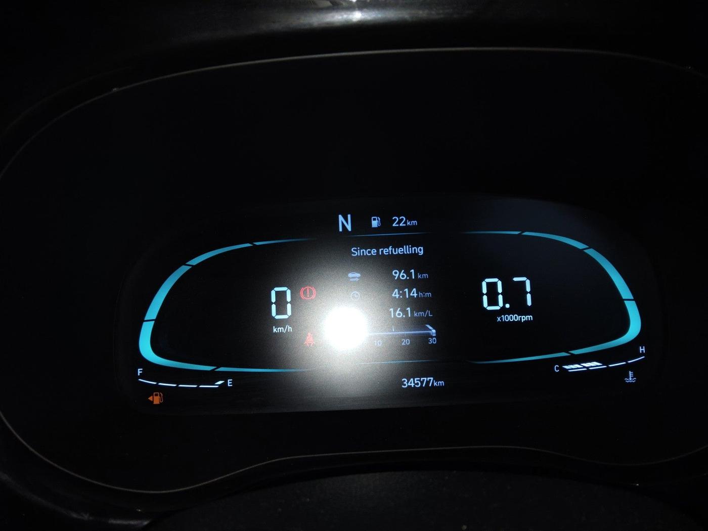 2024 Hyundai EXTER S 1.2 AMT, Petrol, Automatic, 34,577 km, interior