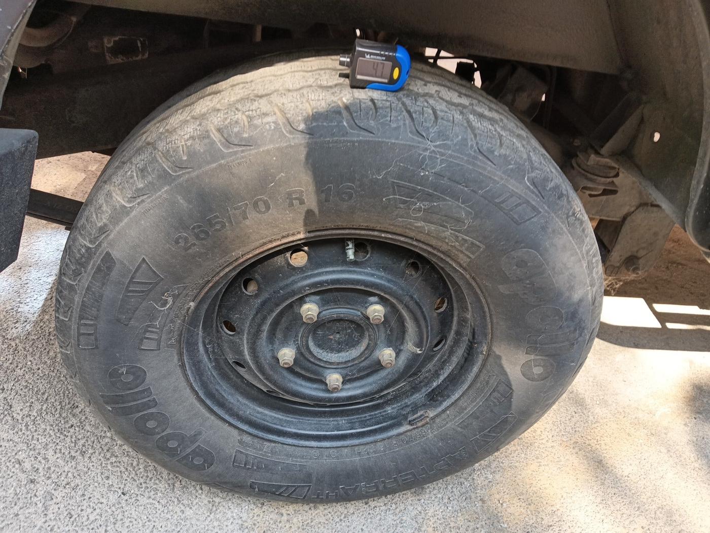 2015 Mahindra Thar CRDE 4X4 AC, Diesel, Manual, 84,350 km, tyre