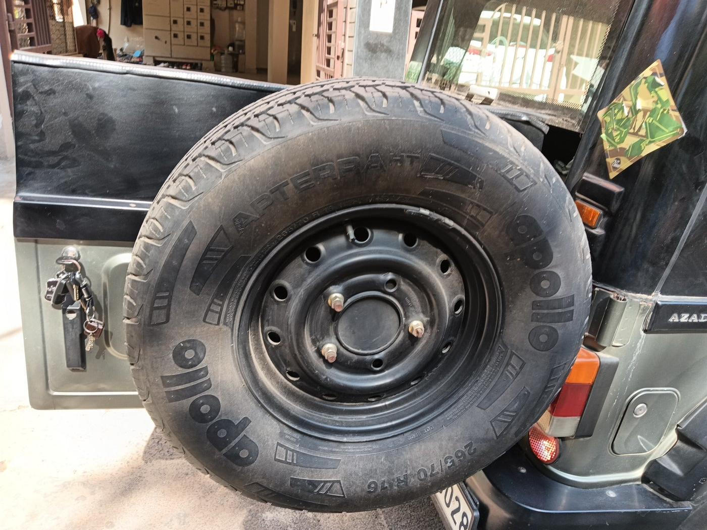 2015 Mahindra Thar CRDE 4X4 AC, Diesel, Manual, 84,350 km, tyre