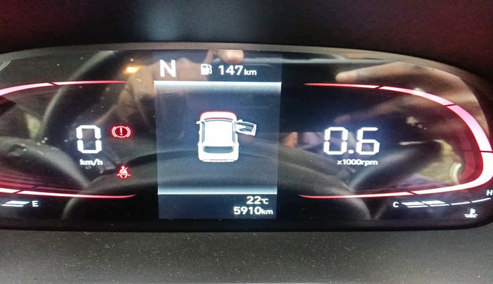 2024 Hyundai EXTER SX(O) CONNECT 1.2 AMT, Petrol, Automatic, 5,910 km, interior