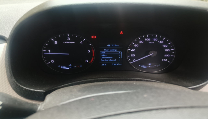 2018 Hyundai Creta SX (O) 1.6 DIESEL, Diesel, Manual, 73,637 km, interior