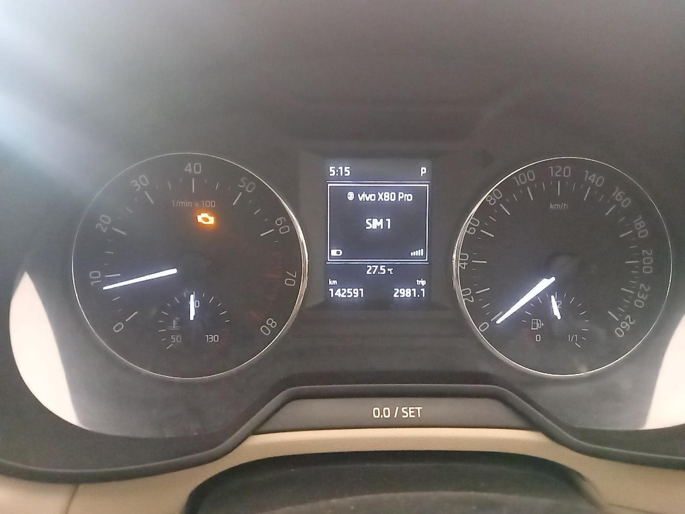 2015 Skoda Octavia ELEGANCE 1.8 TSI AT, Petrol, Automatic, 14,44,000 km, interior