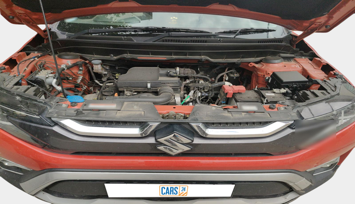 2023 Maruti BREZZA ZXI + AT SMART HYBRID DUAL TONE, Petrol, Automatic, 13,527 km, exterior
