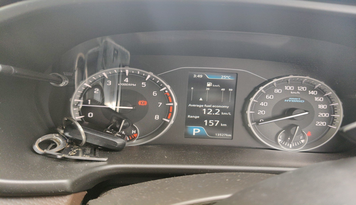 2023 Maruti BREZZA ZXI + AT SMART HYBRID DUAL TONE, Petrol, Automatic, 13,527 km, interior