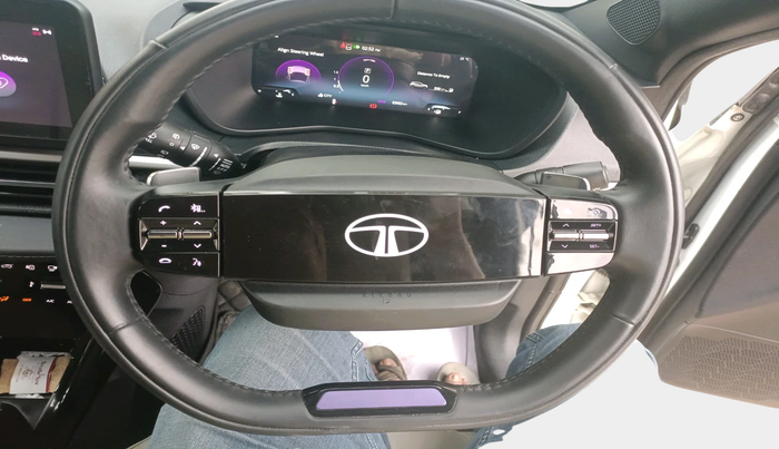 2024 Tata NEXON FEARLESS DCA DUAL TONE 1.2 PETROL, Petrol, Automatic, 6,960 km, interior