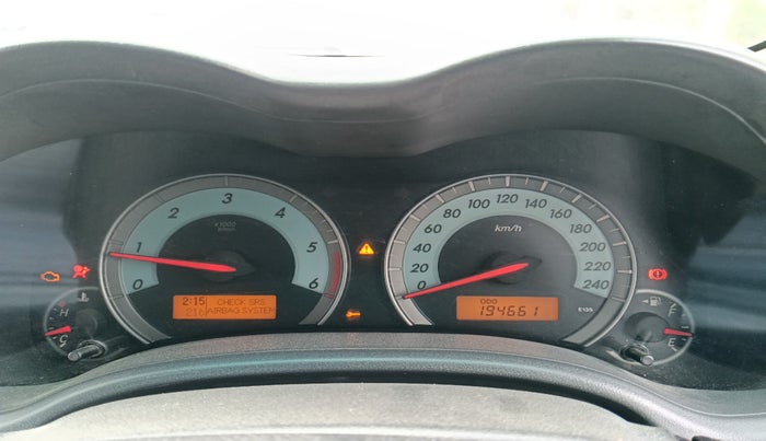 2012 Toyota Corolla Altis G DIESEL, Diesel, Manual, 1,94,661 km, interior