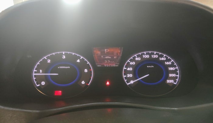 2011 Hyundai Verna FLUIDIC 1.6 CRDI SX OPT AT, Diesel, Automatic, 96,708 km, interior