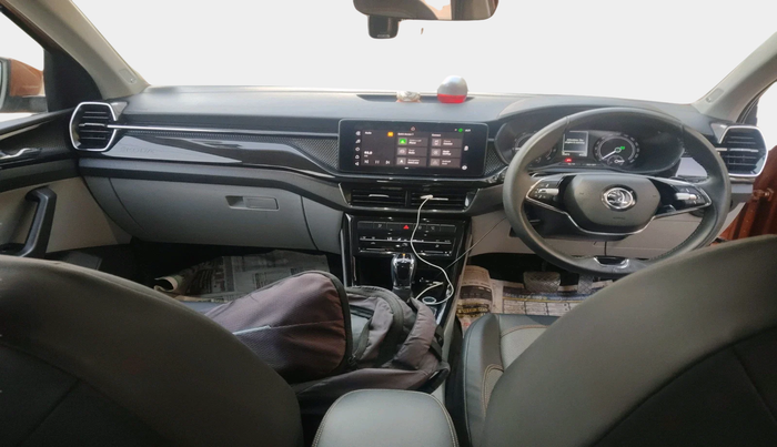 2021 Skoda KUSHAQ STYLE 1.0L TSI AT, Petrol, Automatic, 23,473 km, interior