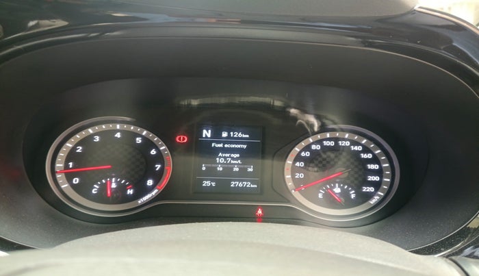 2023 Hyundai AURA SX PLUS 1.2 AMT, Petrol, Automatic, 27,672 km, interior
