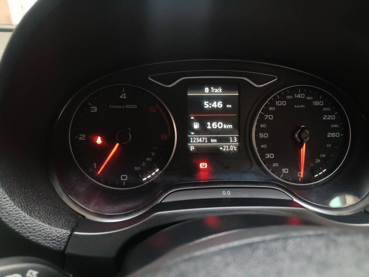 2015 Audi A3 2.0 TDI SLINE, Diesel, Automatic, 1,23,900 km, interior