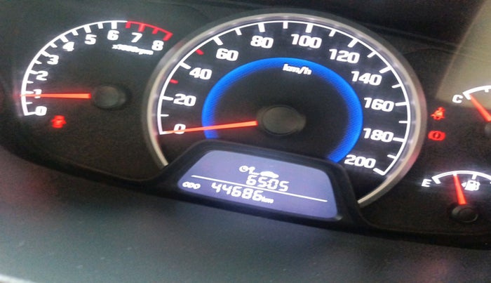 2019 Hyundai Grand i10 SPORTZ 1.2 KAPPA VTVT DUAL TONE, Petrol, Manual, 44,686 km, interior