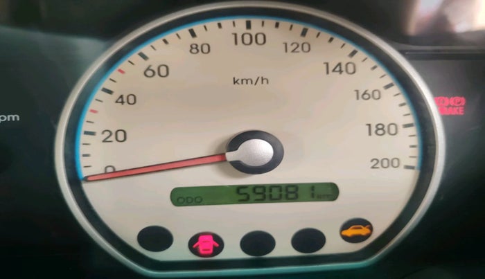 2010 Hyundai i10 SPORTZ 1.2 AT, Petrol, Automatic, 59,081 km, interior