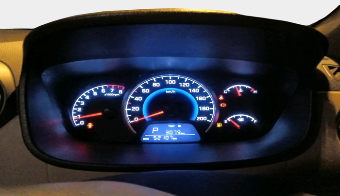 2017 Hyundai Grand i10 MAGNA AT 1.2 KAPPA VTVT, Petrol, Automatic, 52,107 km, interior