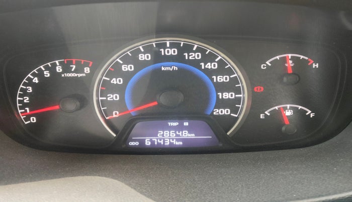 2015 Hyundai Grand i10 SPORTZ 1.2 KAPPA VTVT, Petrol, Manual, 67,434 km, interior