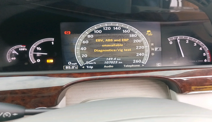 2010 Mercedes Benz S Class 350 CDI LONG BLUE EFFICIENCY, Diesel, Automatic, 1,07,023 km, interior