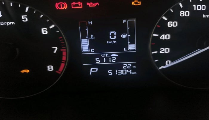 2018 Hyundai Creta SX AT 1.6 PETROL, Petrol, Automatic, 51,304 km, interior