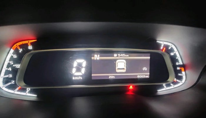 2023 KIA SONET HTX 1.0 IMT, Petrol, Manual, 8,063 km, interior