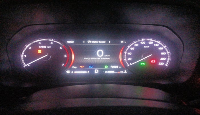 2023 Mahindra SCORPIO-N Z8 L DIESEL AT 2WD 7 STR, Diesel, Automatic, 73,993 km, interior