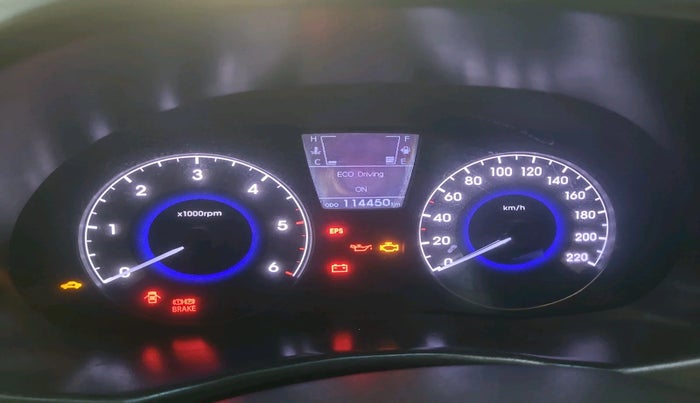 2012 Hyundai Verna FLUIDIC 1.6 CRDI SX, Diesel, Manual, 1,14,450 km, interior
