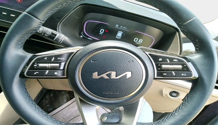 2023 KIA CARENS LUXURY PLUS 1.5 IMT PETROL, Petrol, Manual, 14,825 km, interior