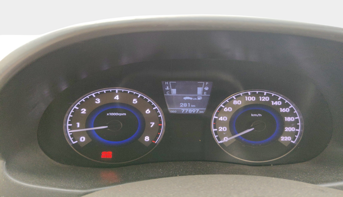 2011 Hyundai Verna FLUIDIC 1.6 VTVT SX, Petrol, Manual, 77,897 km, interior