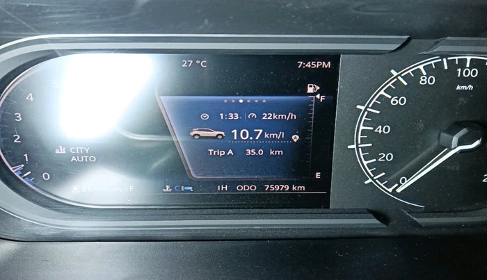 2020 Tata Harrier XZA PLUS 2.0L DARK EDITION, Diesel, Automatic, 75,979 km, interior