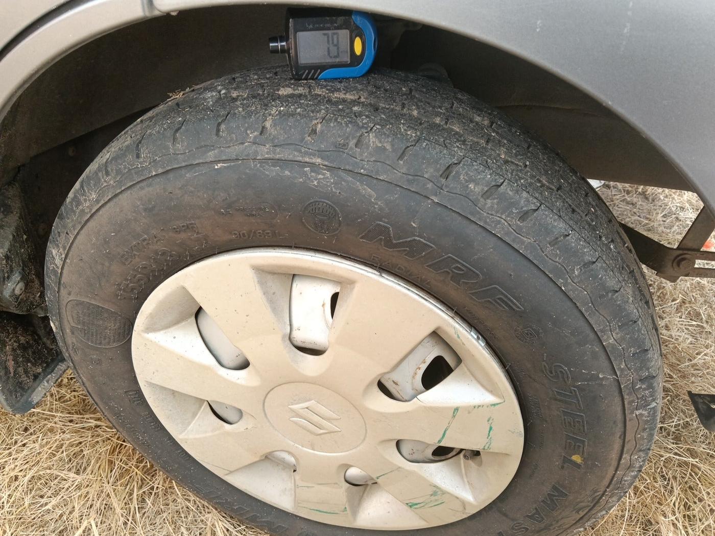 2013 Maruti Eeco 5 STR WITH A/C+HTR, Petrol, Manual, 66,363 km, tyre