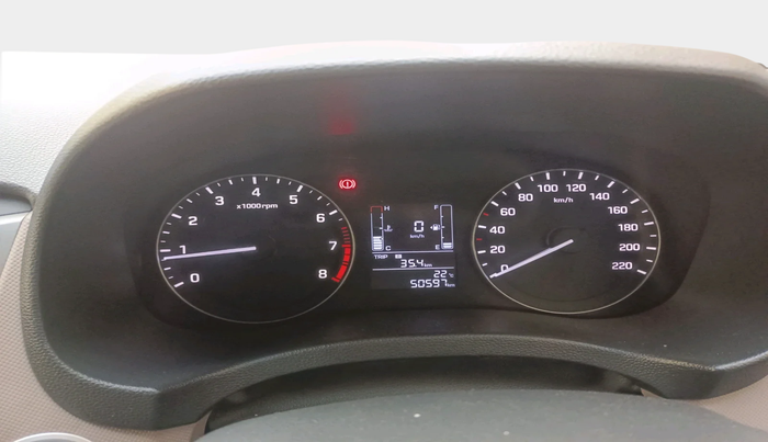 2016 Hyundai Creta SX PLUS 1.6 PETROL, Petrol, Manual, 50,597 km, interior