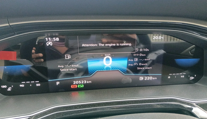 2023 Volkswagen VIRTUS TOPLINE TSI 1.0 AT, Petrol, Automatic, 20,523 km, interior