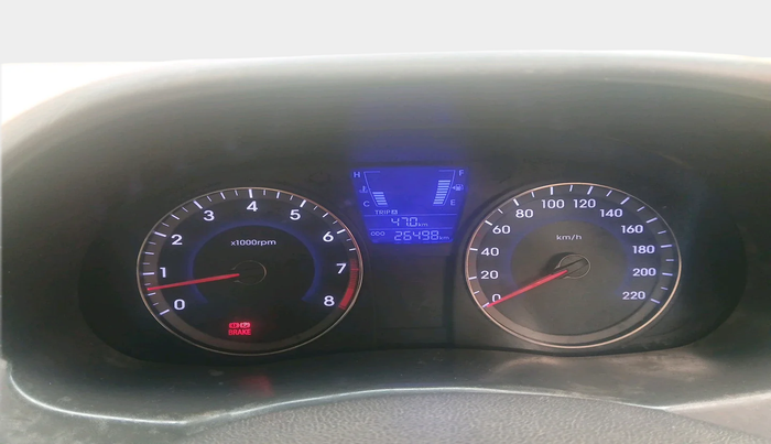 2011 Hyundai Verna FLUIDIC 1.6 VTVT EX, Petrol, Manual, 26,498 km, interior