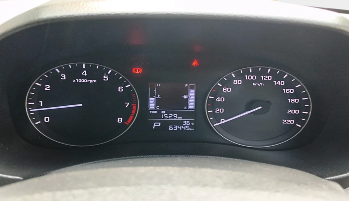 2017 Hyundai Creta SX PLUS AT 1.6 PETROL, Petrol, Automatic, 63,445 km, interior