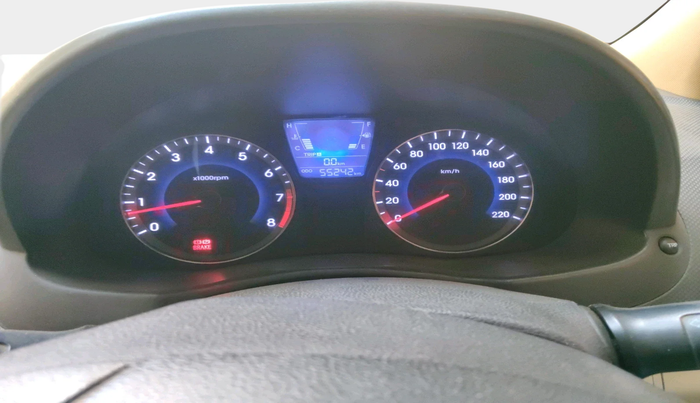 2012 Hyundai Verna FLUIDIC 1.6 VTVT EX, Petrol, Manual, 55,242 km, interior