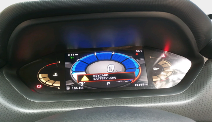 2022 Nissan MAGNITE XV PREMIUM TURBO CVT, Petrol, Automatic, 18,385 km, interior