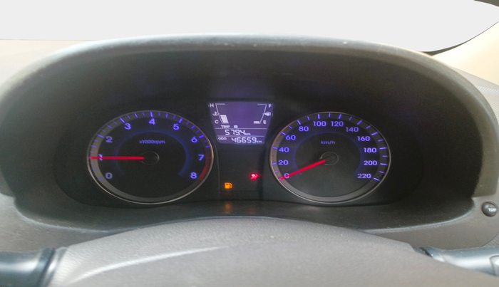 2011 Hyundai Verna FLUIDIC 1.6 VTVT EX, Petrol, Manual, 46,659 km, interior