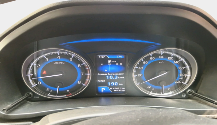 2021 Toyota Glanza G CVT, Petrol, Automatic, 36,755 km, interior