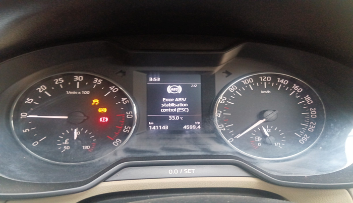 2015 Skoda Octavia AMBITION 2.0 TDI, Diesel, Manual, 1,41,143 km, interior