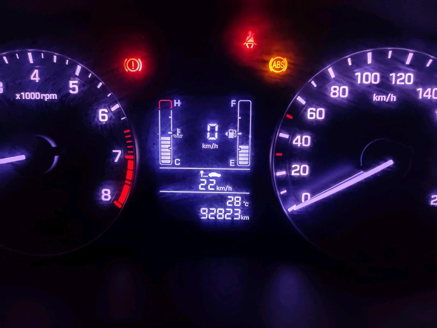 2016 Hyundai Creta E 1.6 PETROL, Petrol, Manual, 92,823 km, interior