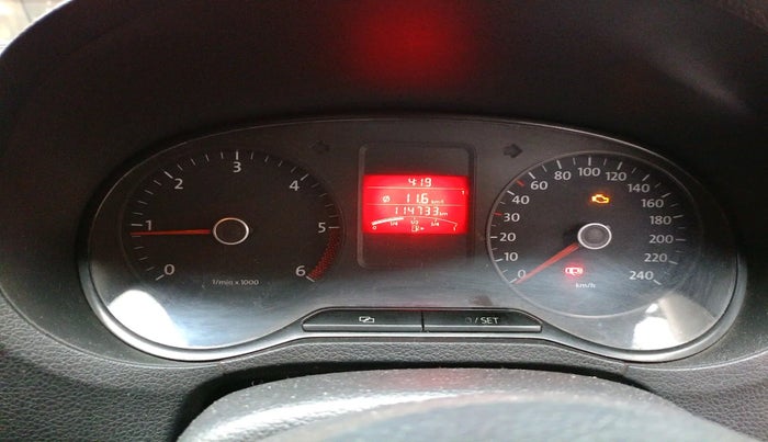 2012 Volkswagen Polo COMFORTLINE 1.2L, Diesel, Manual, 1,14,733 km, interior