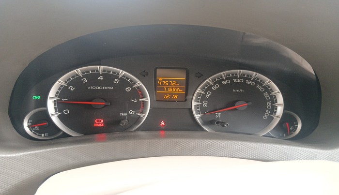 2016 Maruti Ertiga VXI CNG, Petrol, Manual, 71,693 km, interior