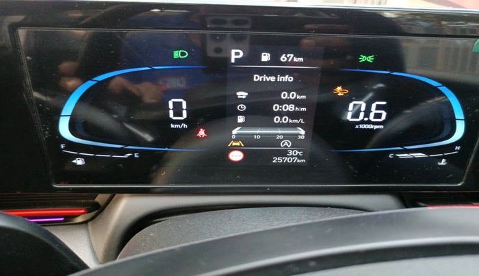 2023 Hyundai Verna SX (O) 1.5 TURBO PETROL DCT, Petrol, Automatic, 25,707 km, interior