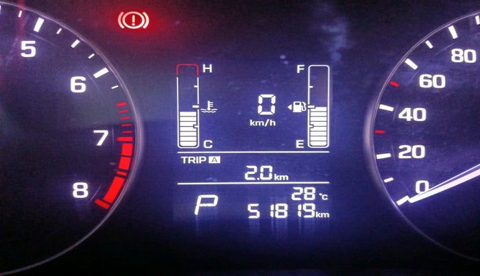 2016 Hyundai Creta SX PLUS AT 1.6 PETROL, Petrol, Automatic, 51,819 km, interior