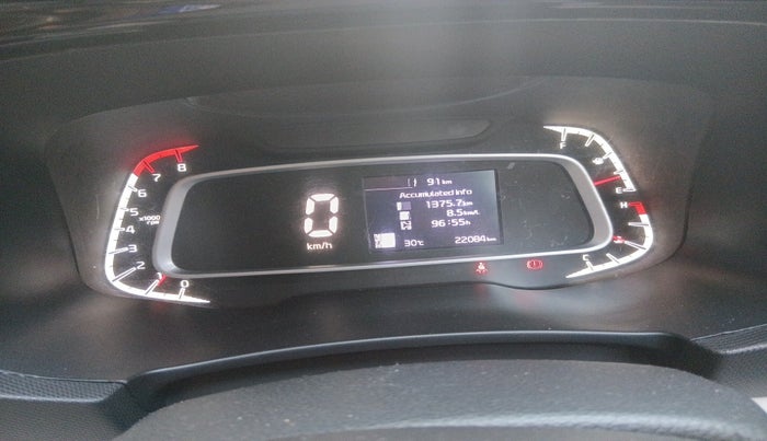 2020 KIA SONET HTX 1.0 IMT, Petrol, Manual, 22,084 km, interior