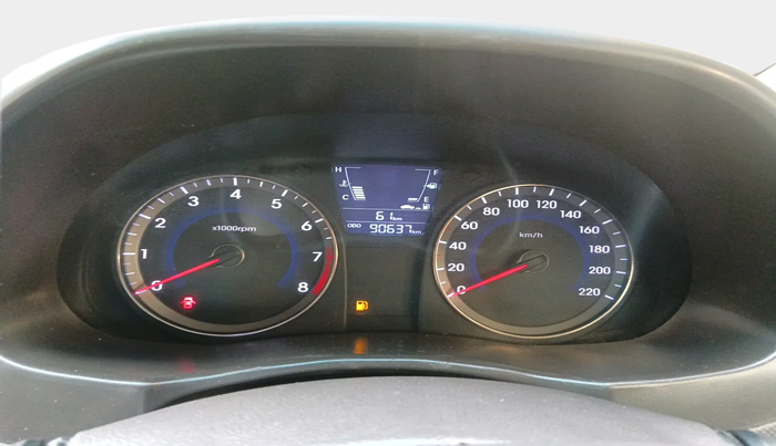 2012 Hyundai Verna FLUIDIC 1.6 VTVT EX, Petrol, Manual, 90,637 km, interior