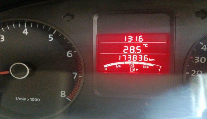 2011 Volkswagen Polo COMFORTLINE 1.2L PETROL, Petrol, Manual, 1,73,836 km, interior