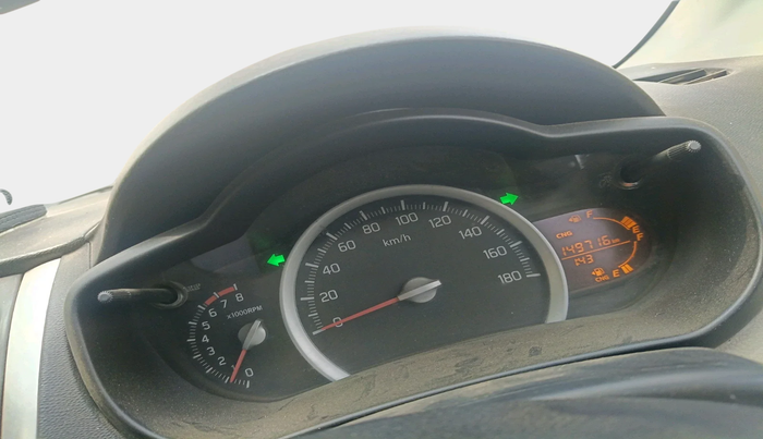 2017 Maruti Celerio VXI CNG, Petrol, Manual, 1,49,716 km, interior