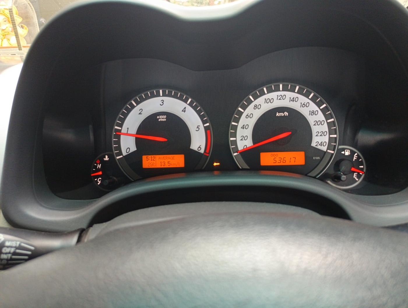 2012 Toyota Corolla Altis G DIESEL, Diesel, Manual, 53,700 km, interior