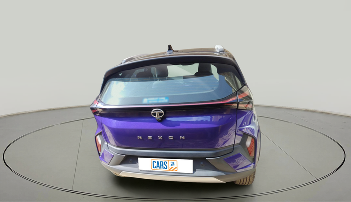 2023 Tata NEXON FEARLESS PURPLE + SUNROOF DCA DUAL TONE 1.2 PETROL, Petrol, Automatic, 3,500 km, exterior