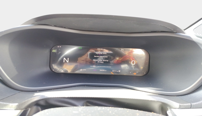 2023 Tata NEXON FEARLESS PURPLE + SUNROOF DCA DUAL TONE 1.2 PETROL, Petrol, Automatic, 3,500 km, interior